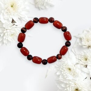 Red Tiger Eye/Carnelian Bracelet